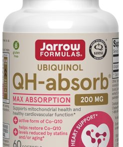 Ubiquinol Jarrow(Kaneka Qh™), 200 mg, 60 capsule