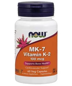 Vitamina K2 naturala 100 mcg (menaquinone-7)