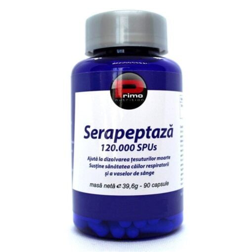 serapeptaza 120 000 UI 90 capsule primo nutrition