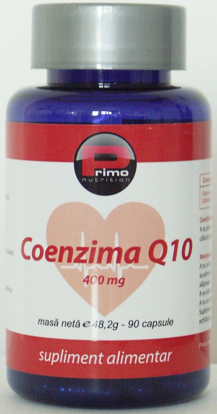 Coenzima Q10-400 mg, 90 capsule, KanekaQ10™ - Primo Nutrition