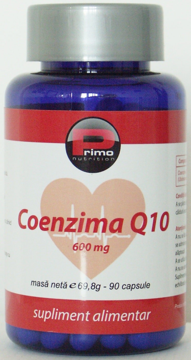 Coenzima Q10-600 mg, 90 capsule, KanekaQ10\u2122 - Primo Nutrition
