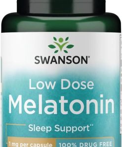 Melatonină , 1 mg, 120 capsule (pentru insomnie)