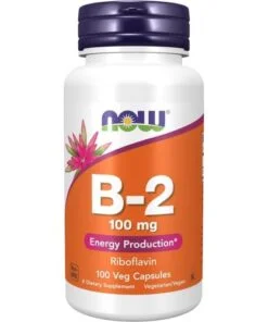 Vitamina B2 (riboflavina) 100 mg/capsula, 100 capsule