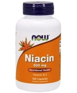 Niacina (vitamina B3) 500 mg/caps, 100 caps