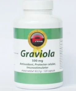 Graviola 500 mg/capsula, 120 capsule