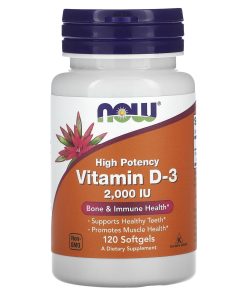 Vitamina D3-2000 UI 120 capsule